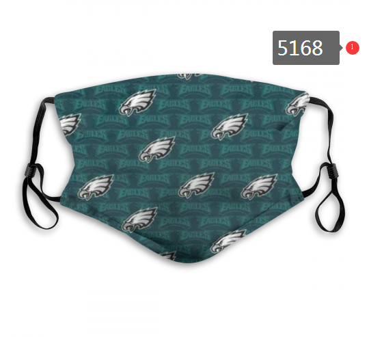 2020 NFL Philadelphia Eagles #5 Dust mask with filter->nfl dust mask->Sports Accessory